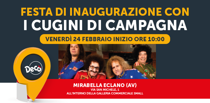 Decò Superstore: nuova apertura a Mirabella Eclano